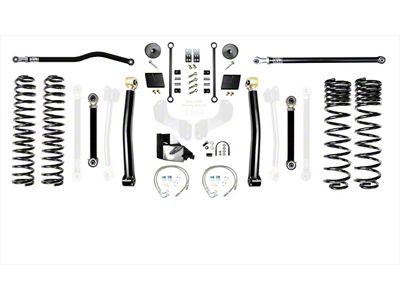 EVO Manufacturing 4.50-Inch Enforcer Stage 3 Suspension Lift Kit with Front and Rear Track Bars (20-24 3.0L EcoDisel Jeep Gladiator JT)