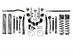 EVO Manufacturing 6.50-Inch Enforcer Stage 4 Overland Suspension Lift Kit with Front and Rear Track Bars (20-24 3.6L Jeep Gladiator JT)