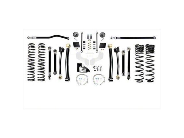 EVO Manufacturing 6.50-Inch Heavy Duty Enforcer Stage 4 Suspension Lift Kit with Front and Rear Track Bars (20-24 3.6L Jeep Gladiator JT)