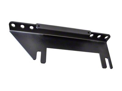 EVO Manufacturing Offset Fairlead Light Mount; Black (20-24 Jeep Gladiator JT)