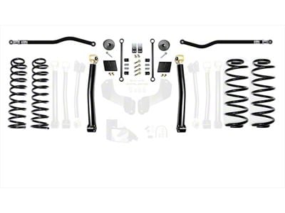 EVO Manufacturing 2.50-Inch Enforcer Stage 2 PLUS Suspension Lift Kit (21-24 3.0L EcoDiesel Jeep Wrangler JL)