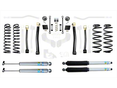 EVO Manufacturing 2.50-Inch Enforcer Stage 3 Suspension Lift Kit with Bilstein Shocks (18-24 2.0L or 3.6L Jeep Wrangler JL, Excluding 4xe)