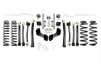 EVO Manufacturing 2.50-Inch Enforcer Stage 4 Overland Suspension Lift Kit (18-24 2.0L or 3.6L Jeep Wrangler JL, Excluding 4xe)