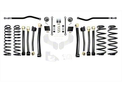 EVO Manufacturing 2.50-Inch Heavy Duty Enforcer Stage 4 Suspension Lift Kit with Front and Rear Track Bars (18-24 Jeep Wrangler JL, Excluding 4xe & EcoDiesel)