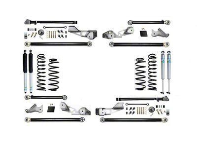 EVO Manufacturing 2.50-Inch Heavy Duty High Clearance Pro Long Arm Suspension Lift Kit with Bilstein Shocks (18-24 Jeep Wrangler JL 4-Door, Excluding 4xe & EcoDiesel)