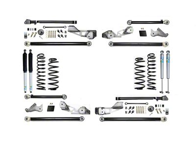 EVO Manufacturing 2.50-Inch High Clearance Pro Long Arm Suspension Lift Kit with Bilstein Shocks (20-23 3.0L EcoDiesel Jeep Wrangler JL)