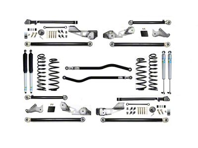 EVO Manufacturing 2.50-Inch High Clearance Pro Long Arm Suspension Lift Kit with Bilstein Shocks, Front and Rear Track Bars (20-23 3.0L EcoDiesel Jeep Wrangler JL)