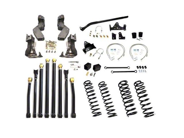 EVO Manufacturing 3-Inch High Clearance Long Arm Kit (07-18 Jeep Wrangler JK)