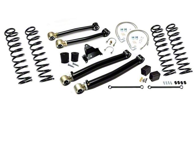 EVO Manufacturing 4-Inch Enforcer Stage 2 Suspension Lift Kit (07-18 Jeep Wrangler JK)