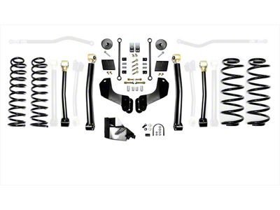 EVO Manufacturing 4.50-Inch Enforcer Stage 3 Overland Suspension Lift Kit (18-24 2.0L or 3.6L Jeep Wrangler JL, Excluding 4xe)