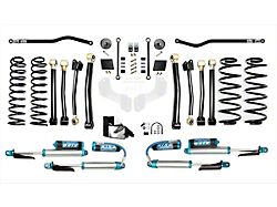 EVO Manufacturing 4.50-Inch Enforcer Stage 4 Suspension Lift Kit with King 2.5 Compression Adjuster Shocks, Front and Rear Track Bars (20-23 3.0L EcoDiesel Jeep Wrangler JL)