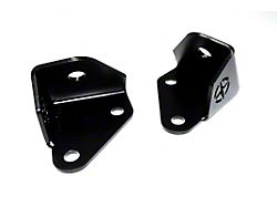 EVO Manufacturing A-Pillar Light Mounts; Black (07-18 Jeep Wrangler JK)