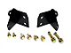 EVO Manufacturing Front Shock Relocation Bracket Kit; Black (07-18 Jeep Wrangler JK)