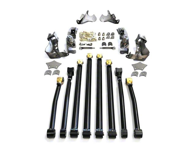 EVO Manufacturing High Clearance Long Arm Upgrade Kit (07-18 Jeep Wrangler JK)