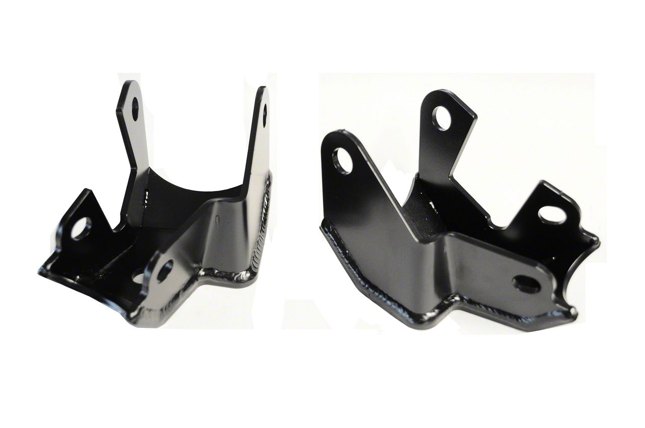 EVO Manufacturing Jeep Wrangler Rear Rock Skid Plates; Black EVO-3026B ...