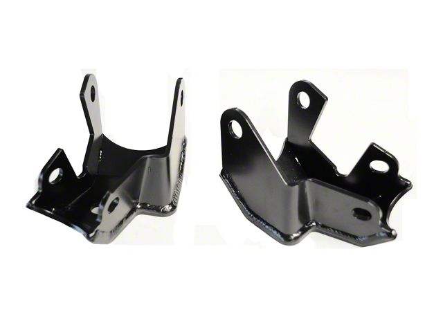 EVO Manufacturing Rear Rock Skid Plates; Black (18-24 Jeep Wrangler JL)