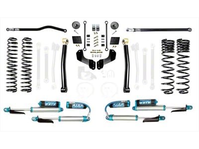 EVO Manufacturing 2.50-Inch Enforcer Stage 2 Overland Suspension Lift Kit with King 2.5 Blue Shocks, Front and Rear Track Bars (20-24 3.6L Jeep Gladiator JT)