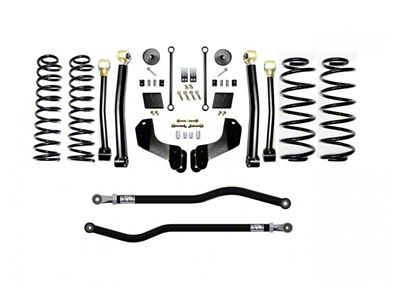 EVO Manufacturing 2.50-Inch Enforcer Stage 3 Overland Suspension Lift Kit with Front and Rear Track Bars (18-24 2.0L or 3.6L Jeep Wrangler JL, Excluding 4xe)