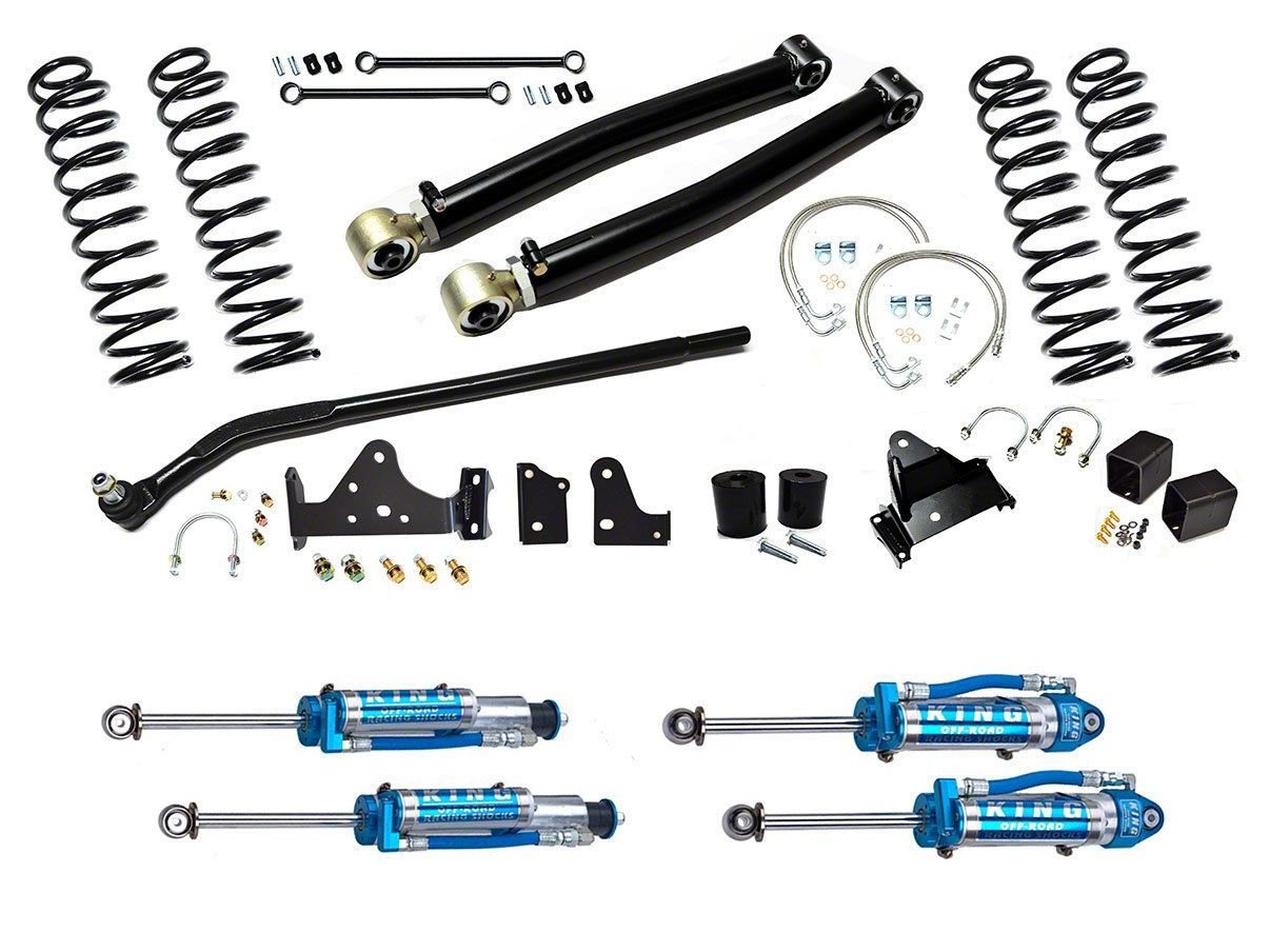 EVO Manufacturing Jeep Wrangler 3-Inch Enforcer Stage 1 Suspension Lift ...