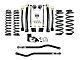 EVO Manufacturing 3.50-Inch Enforcer Stage 3 Suspension Lift Kit with Front and Rear Track Bars (18-24 2.0L or 3.6L Jeep Wrangler JL, Excluding 4xe)