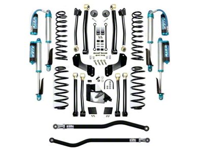 EVO Manufacturing 4.50-Inch Enforcer Stage 4 Overland Suspension Lift Kit with King 2.5 Shocks, Front and Rear Track Bars (20-23 3.0L EcoDiesel Jeep Wrangler JL)