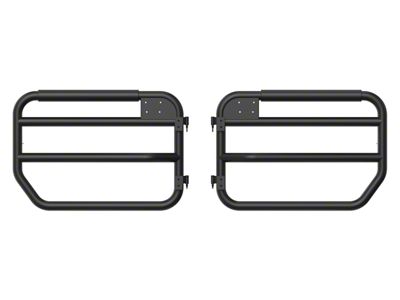 Exceed Fabrication SD1 Tube Doors without Mirrors; Front (20-24 Jeep Gladiator JT)