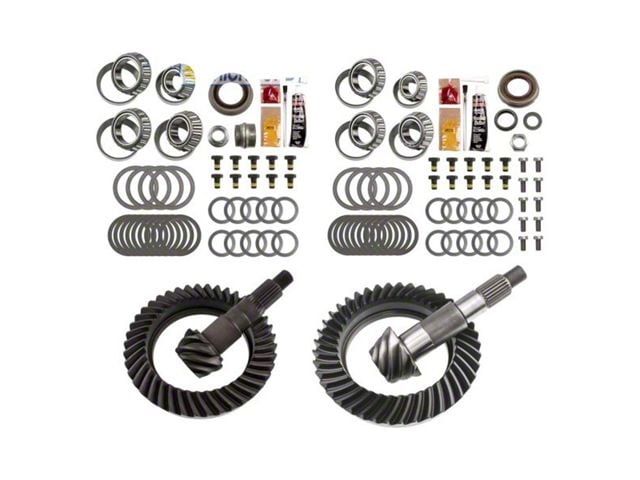 EXCEL from Richmond Dana 44 Front and Rear Ring and Pinion Gear Kit; 5.13 Gear Ratio (07-18 Jeep Wrangler JK Rubicon)