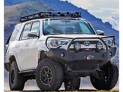 Expedition One Trail Series Front Bumper with WrapAround Bull Bar; Textured Black (14-24 4Runner)