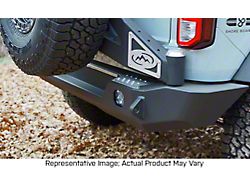 Expedition One Trail Series Rear Bumper with Smooth Motion Tire Carrier System; Bare Metal (21-24 Bronco, Excluding Raptor)