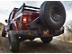 Expedition One Trail Series Rear Bumper with Single Swing Out Tire Carrier; Textured Black (20-23 Jeep Gladiator JT)