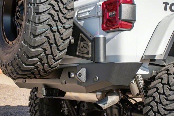 Expedition One Jeep Wrangler Core Series 2 Rear Bumper with Smooth ...