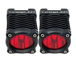 Extreme LED Extreme Stackerz 2-Inch Modular Red LED Light; Spot Beam (Universal; Some Adaptation May Be Required)