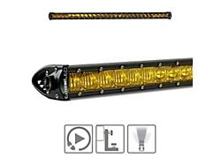 Extreme LED 30-Inch X1 Series Single Row Amber LED Light Bar; Combo Beam (Universal; Some Adaptation May Be Required)