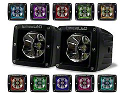 Extreme LED 3-Inch Extreme Series RGB LED Pod Lights (Universal; Some Adaptation May Be Required)