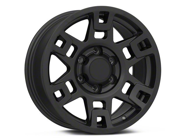 TRD Style Matte Black 6-Lug Wheel; 17x8; 16mm Offset (03-09 4Runner)