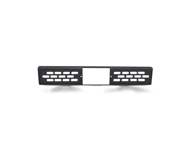 Fab Fours Vengeance Front Bumper Adaptive Cruise Control Relocation Bracket; Matte Black (21-24 Bronco)