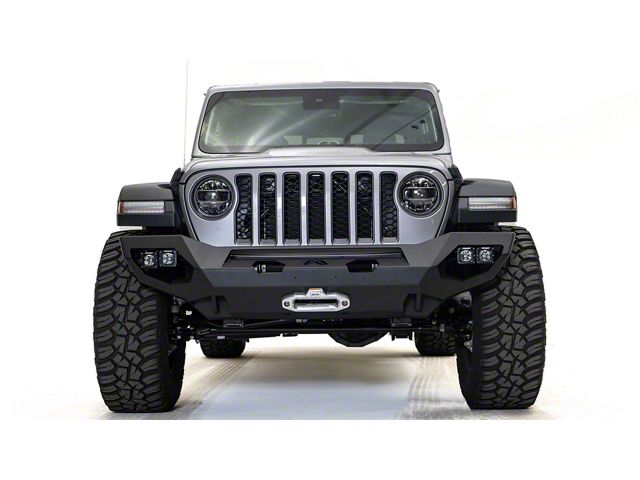 Fab Fours Matrix Front Bumper; Matte Black (20-24 Jeep Gladiator JT)