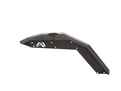 Fab Fours Front Fender Flares; Bare Steel (07-25 Jeep Wrangler JK & JL w/ Fab Fours Base Fender)