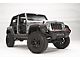 Fab Fours Vengeance Front Bumper with No Guard; Bare Steel (07-18 Jeep Wrangler JK)