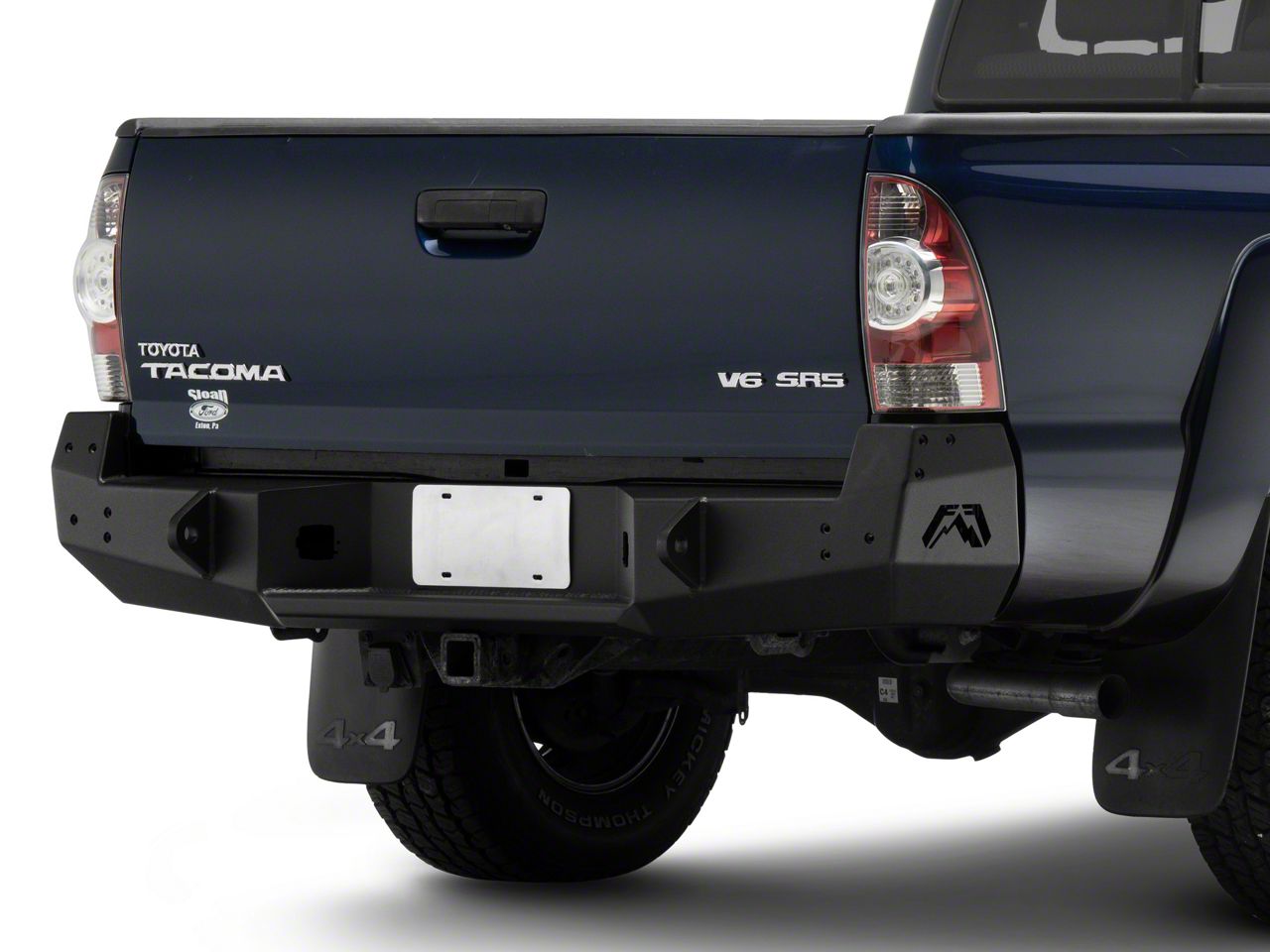 Fab Fours Tacoma Premium Rear Bumper; Matte Black TT05-Y1351-1 (05-15 ...