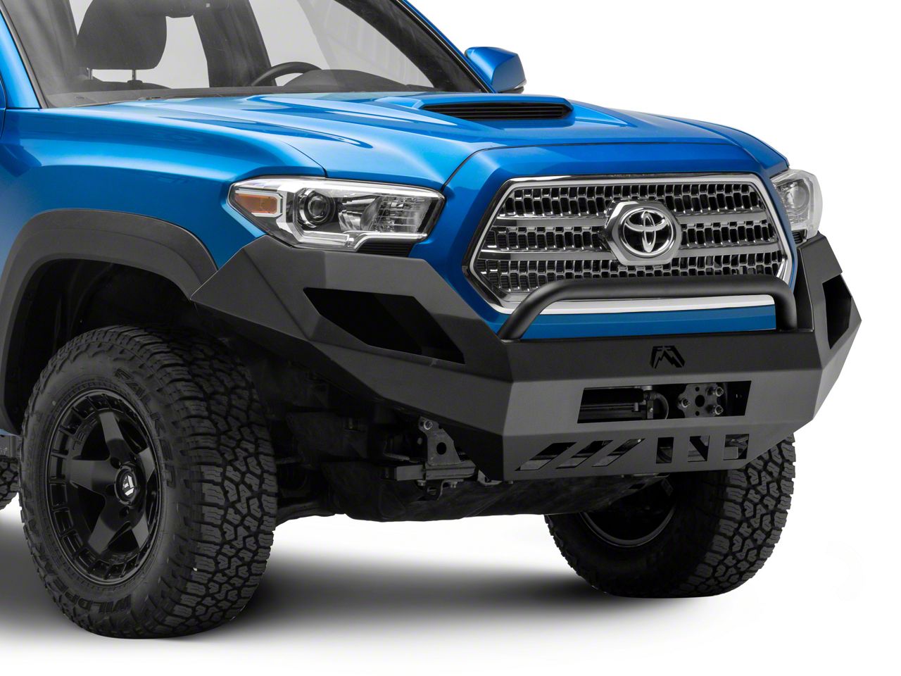 Fab Fours Tacoma Vengeance Front Bumper with Low Pre-Runner Guard ...