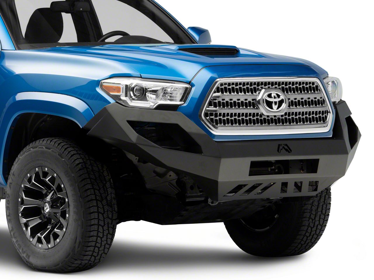 Fab Fours Tacoma Vengeance Front Bumper; Matte Black TT16-D3651-1 (16 ...