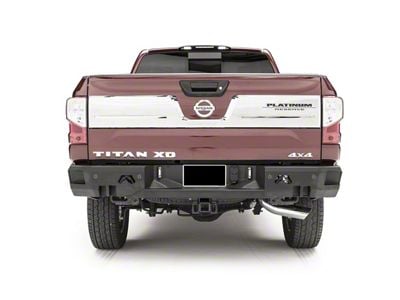 Fab Fours Premium Rear Bumper; Matte Black (16-20 Titan XD)