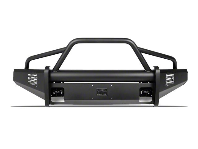 Fab Fours Black Steel Elite Front Bumper; Matte Black (07-13 Tundra)