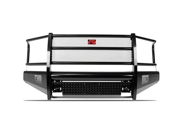 Fab Fours Black Steel Front Bumper with Pre-Runner Guard; Gloss Black (07-13 Tundra)