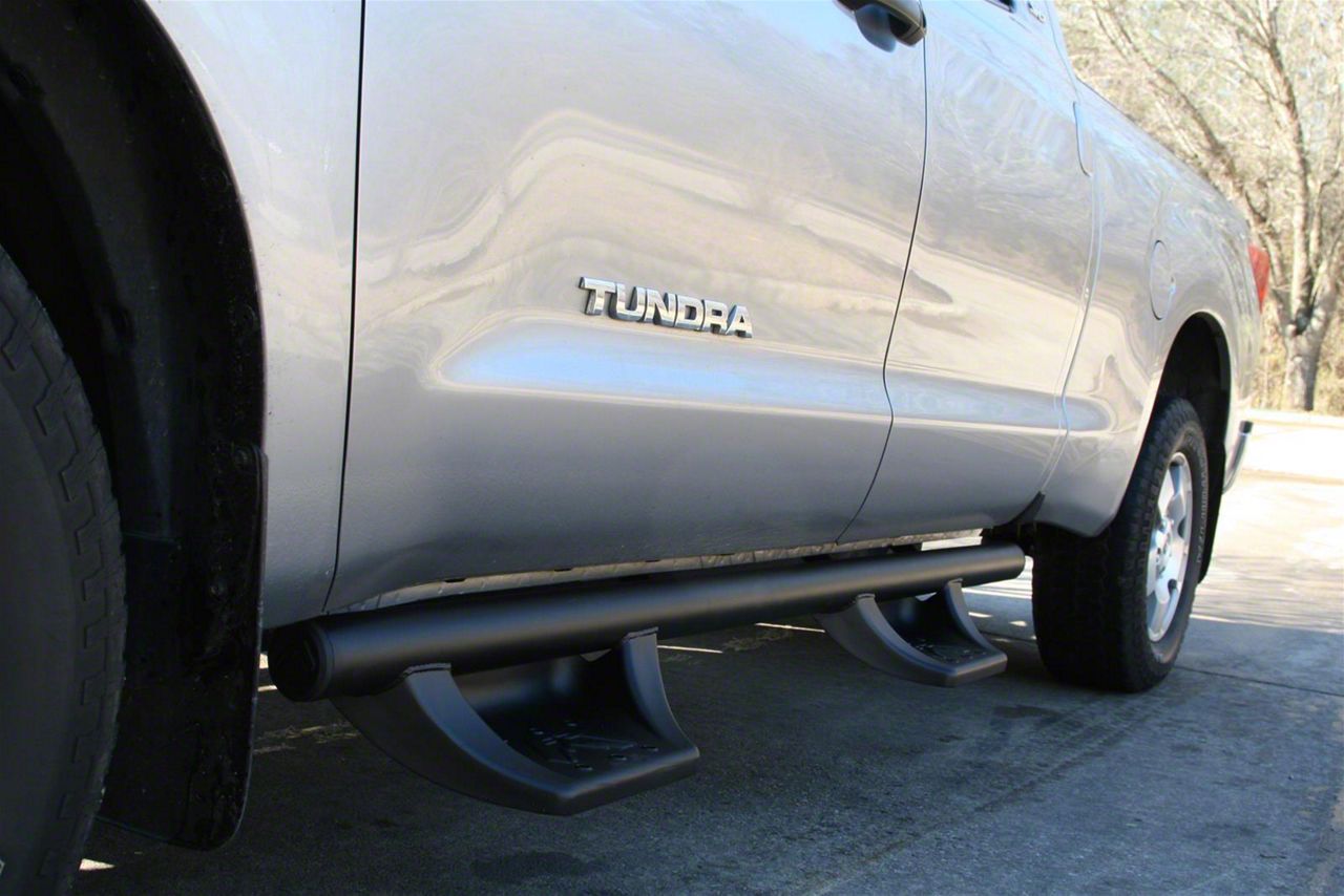 Fab Fours Tundra Cab Length Side Step Bars; Matte Black J1037 (07-21 ...