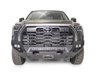 Fab Fours Matrix Winch Front Bumper with No Guard; Matte Black (22-25 Tundra)