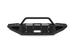 Fab Fours Red Steel Front Bumper with Pre-Runner Guard; Matte Black (07-13 Tundra)