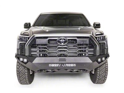 Fab Fours Vengeance Front Bumper with No Guard; Matte Black (22-25 Tundra)