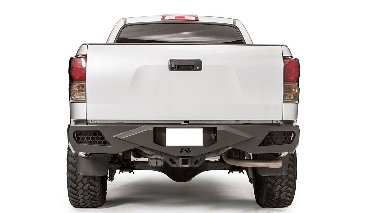 Fab Fours Tundra Vengeance Rear Bumper; Matte Black TT07-E1550-1 (07-13 ...